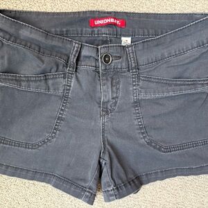 UNIONBAY Women's Dark Gray Jean Shorts
